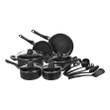 Amazon Basics Non-Stick Cookware Set, 15-Piece Set