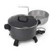 Presto 06009 10-quart Kitchen Kettle XL Steamer Multi-Cooker, Black