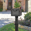 Gibraltar Mailboxes Grand Haven Decorative Package Mailbox, Extra Large, Black