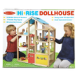 Melissa & Doug Hi-Rise Wooden Dollhouse With 15Pcs Furniture