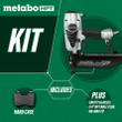 Metabo HPT Store 2-1/2 In. 16 Gauge Finish Nailer (With Air Duster) - NT65M2SM