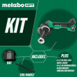 Metabo HPT Multivolt 36V Brushless 4 1/2" Grinder Slide Switch Bare Tool , G3612DAQ6M