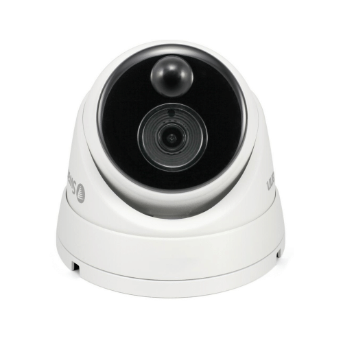 Swann Wired PIR Dome Security Camera, Ultra 4K HD Surveillance Cam With Color Night Vision
