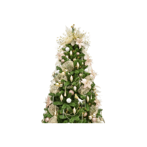 KI Store Artificial Christmas Tree with Ornaments And LED String Lights