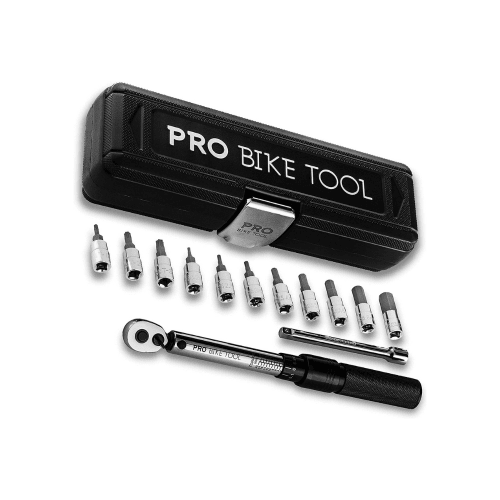 Pro Bike Tool 1/4 Inch Drive Click Torque Wrench Set, Bicycle Maintenance Kit For Road & Mountain Bikes