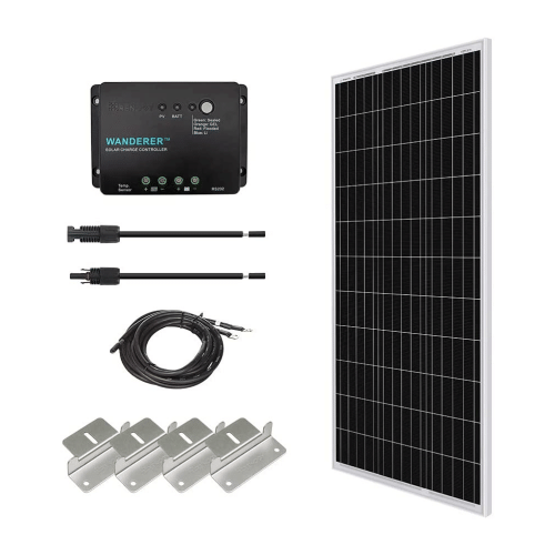 Renogy 100 Watts 12 Volts Monocrystalline Solar Starter Kit