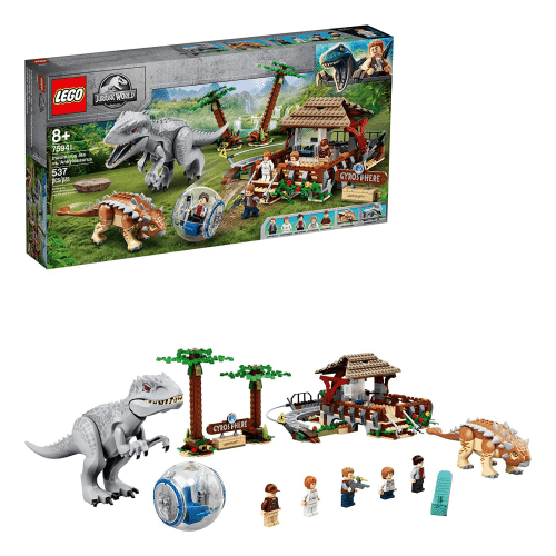 Lego Jurassic World Indominus Rex Vs. Ankylosaurus, New 2020 (537 Pieces)