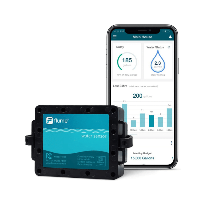 Flume Smart Home Water Monitoring to Detect Leaks And Track Water Usage-Toolcent®