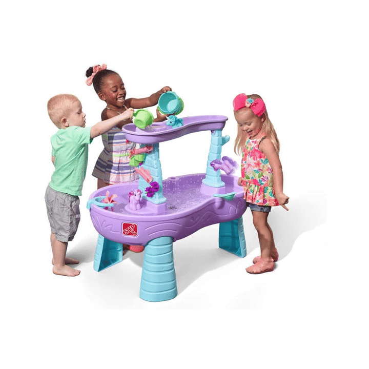 Step2 Rain Showers Water Table with 13 Pieces Unicorn Accessory Set-Toolcent®