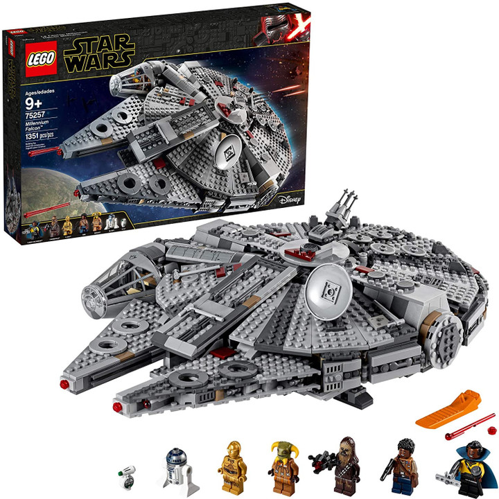 LEGO Star Wars: The Rise Of Skywalker Millennium Falcon 75257 Starship Model Building Kit And Minifigures (1,351 Pieces)-Toolcent®