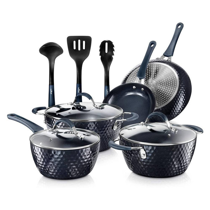 Nutrichef Nonstick Cookware Excilon Home Kitchen Ware Pots & Pan Set-Toolcent®