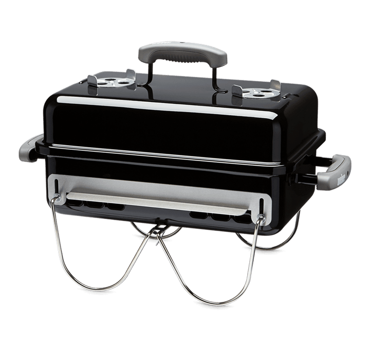Weber Go-Anywhere Charcoal Grill - Black 14.5" H x 21" W x 12.25" L-Toolcent®