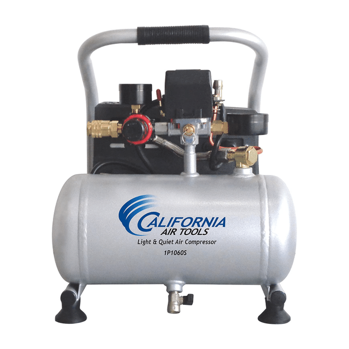 California Air Tools CAT-1P1060S Light & Quiet Portable Air Compressor, Silver