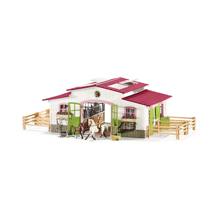 Schleich Horse Club, 44-Piece Playset, Horse Toys for Girls and Boys