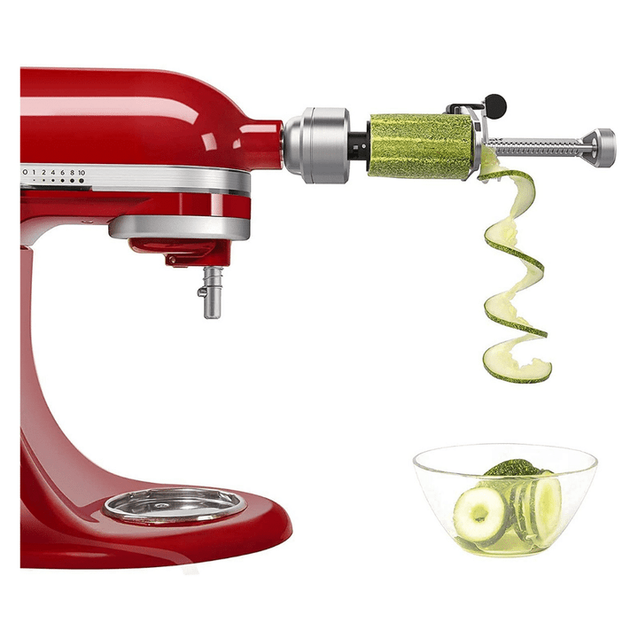 Bestand Spiralizer Attachment (7 Blades) Compatible with KitchenAid Stand Mixer