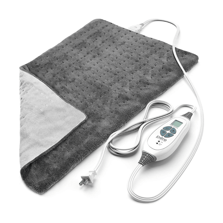 Pure Enrichment PureRelief XL (12x24) Electric Heating Pad for Back Pain and Cramps - 6 InstaHeat Settings