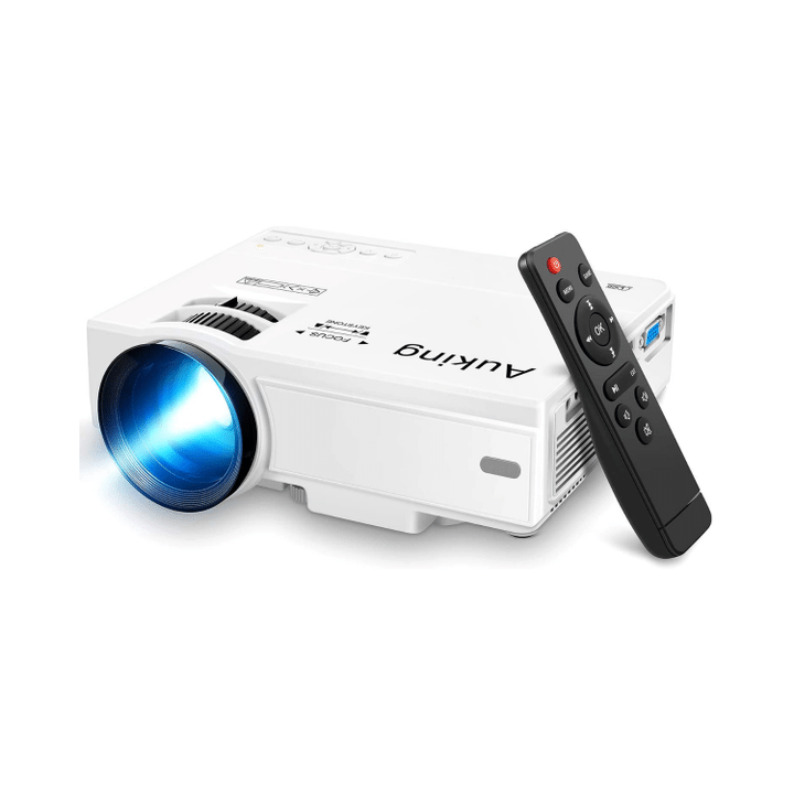 AuKing Mini Projector 2021 Upgraded Portable Video