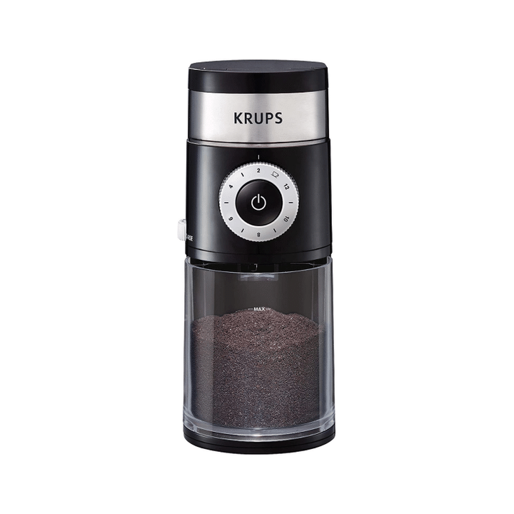 Krups Precision Grinder Flat Burr Coffee for Drip/Espresso/PourOver/ColdBrew