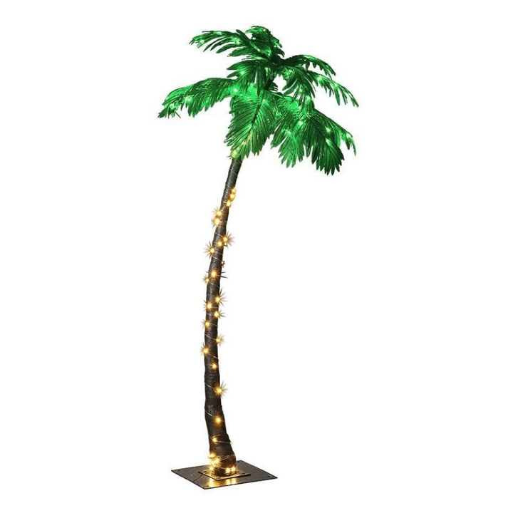 Lightshare 7 Feet Palm Tree, 96 LED Lights, Decoration for Home, Party, Christmas