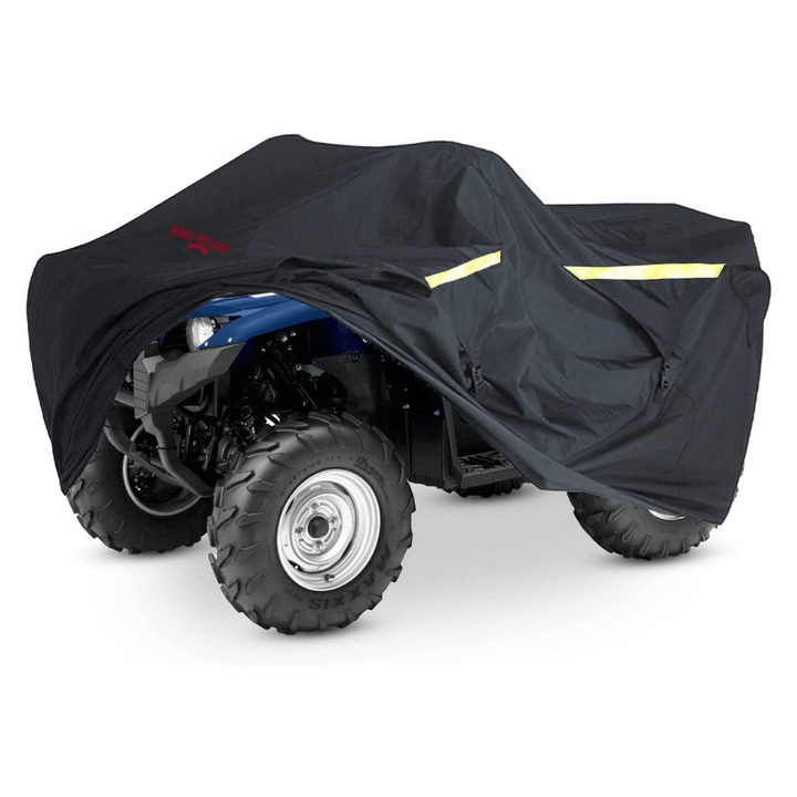 Badass Moto Heavy Duty Triple Waterproof 4 Wheeler Cover, ATV Large 95 Inches Long, Black