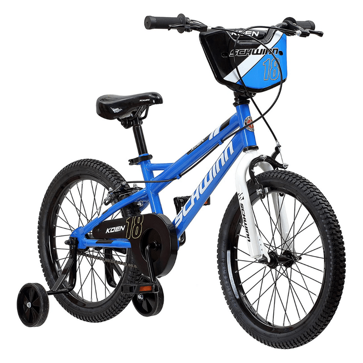 Schwinn Koen Boys Bike For Toddlers And Kids 18-Inch Wheel, Blue