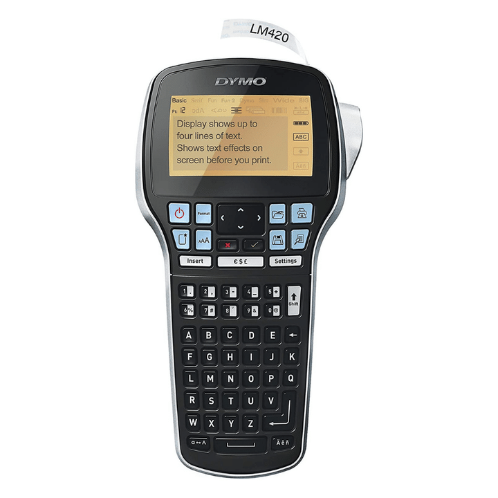 Dymo Label Maker With Adapter, Labelmanager 420p 1768815 Machine Only