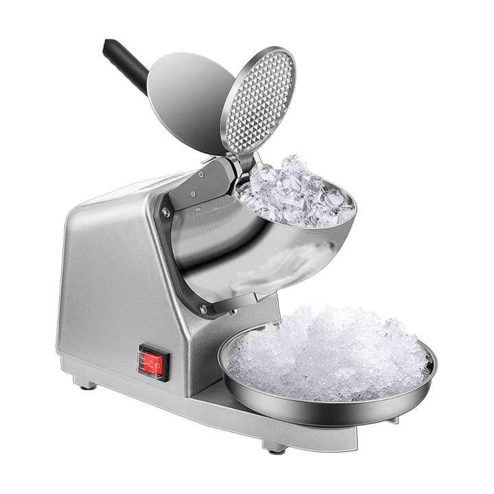 Vivohome Electric Dual Blades Ice Crusher Shaver Snow Cone Maker Machine, Silver