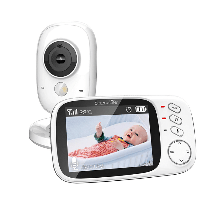 SereneLife Video Baby Monitor Long Range Upgraded 850’ Wireless Range