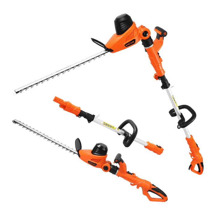 Garcare 2 in 1 Electric Pole Hedge Trimmer Corded 4.8AMP 600W