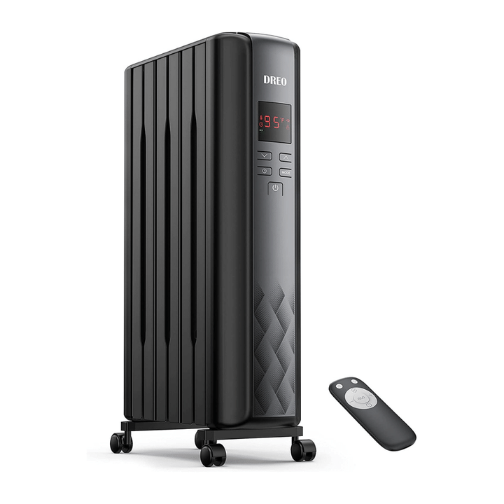 Dreo Radiator Heater, 2021 Upgrade 1500W Electric Portable Space Oil Filled Heater