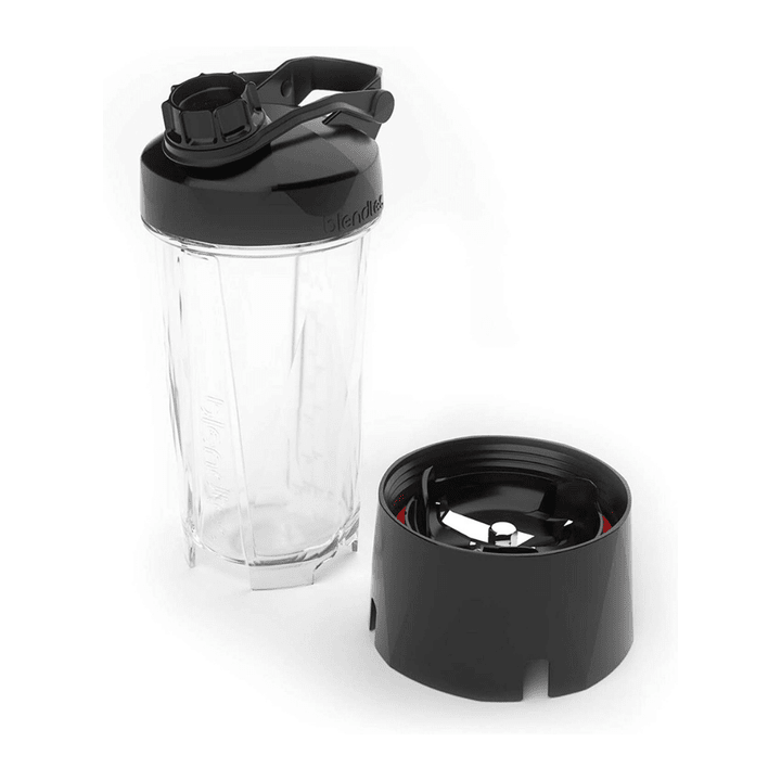 Blendtec Go Jar (30 Oz) Bottle, Reusable Single Serve Blender Cup, Clear