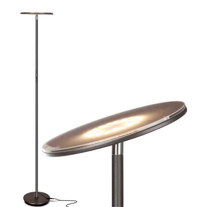 Brightech Sky Led Torchiere Super Bright Floor Lamp, Contemporary