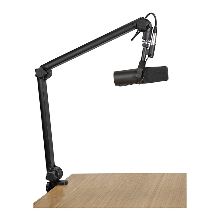 Gator Frameworks Deluxe Desk-Mounted Broadcast Microphone Boom Stand For Podcasts & Recording (GFWBCBM3000)