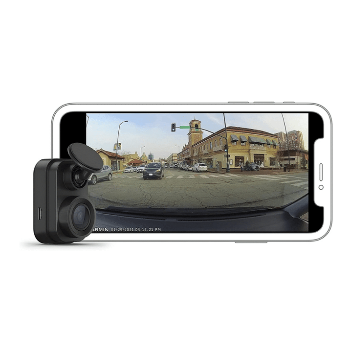 Garmin Dash Cam Mini 2, Tiny Size, 1080p And 140-Degree FOV, Voice Control, Black