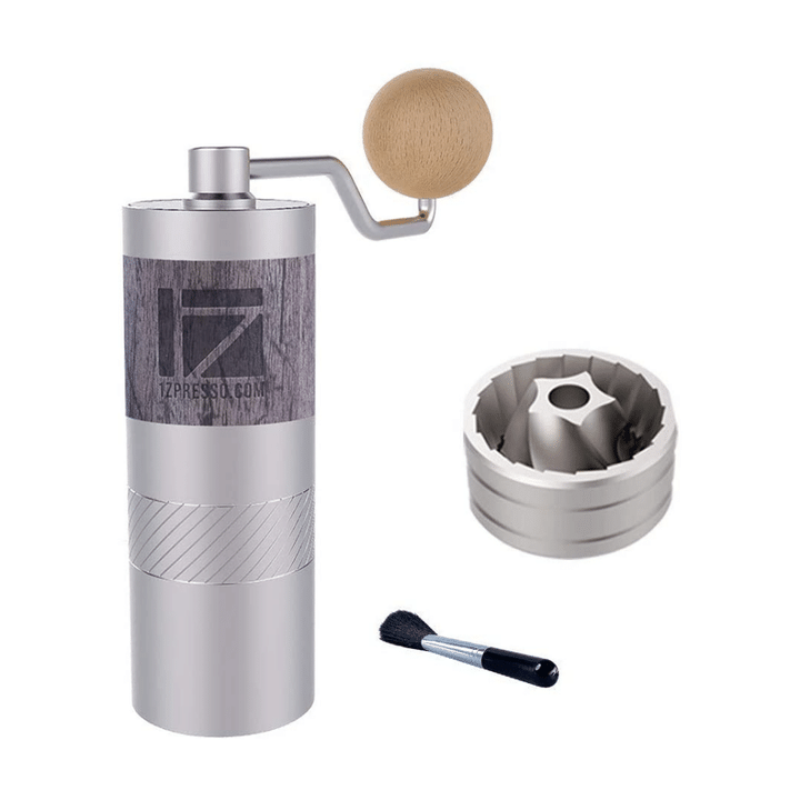 1Zpresso Q2 Manual Coffee Grinder, Assembly Stainless Steel Conical Burr, Capacity 20g