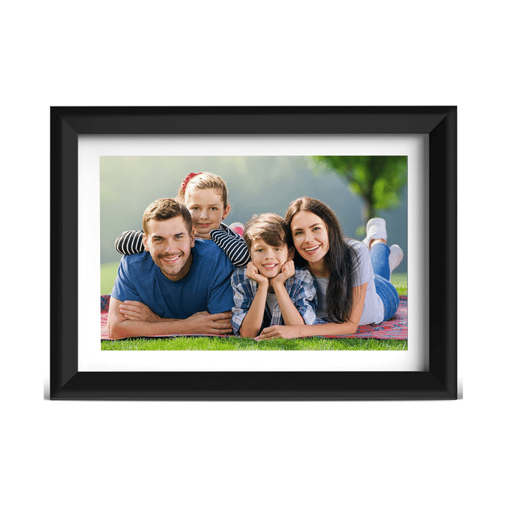 Skyzoo Digital Picture Frame, 10.1 Inch FHD IPS Touch Screen Digital Photo Frame, Black