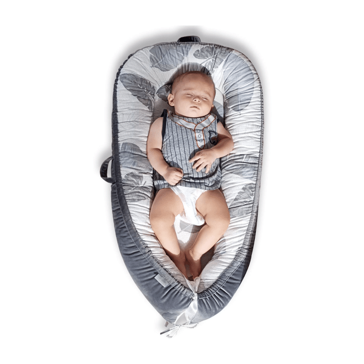 Mamibaby Baby Lounger Baby Nest Co-Sleeping For Baby, Leaves Pattern