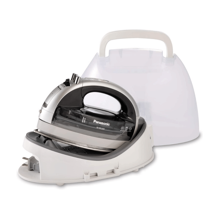 Panasonic Portable 1500W Contoured Multi-Directional Steam/Dry Iron, Stainless Steel Soleplate