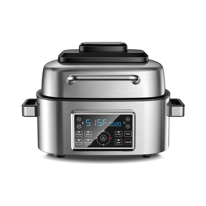 BBday 10 In 1 Indoor Smokeless Electric Grill, Air Fryer 6.5 Quart-Toolcent®