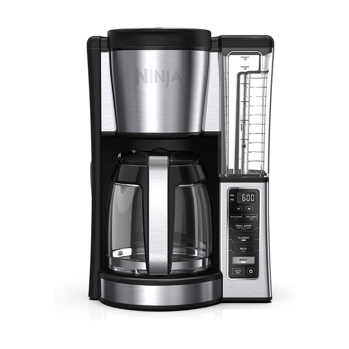 Ninja Programmable Brewer 12-Cups Glass Carafe, Black & Stainless Steel Finish