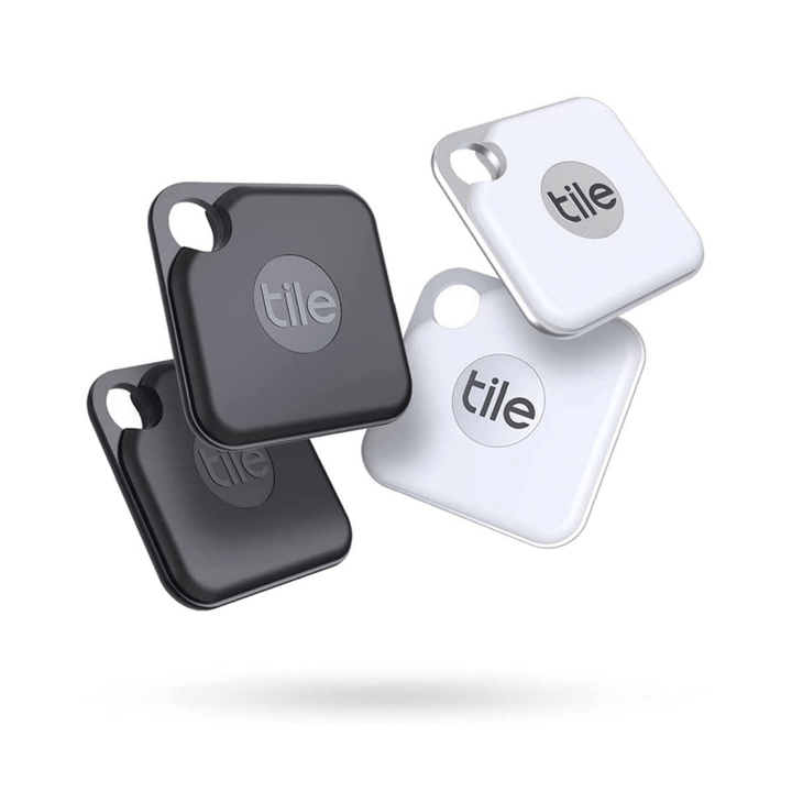 Tile Pro (4-pack) - High Performance Bluetooth Tracker, Keys Finder And Item Locator