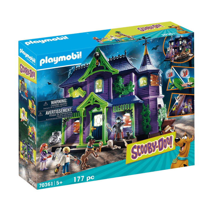 Playmobil Scooby-DOO! Adventure In The Mystery Mansion Playset (177 Pieces)