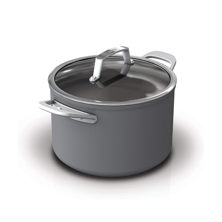 Ninja Foodi NeverStick Premium Hard-Anodized 6.5-Quart Stock Pot With Glass Lid