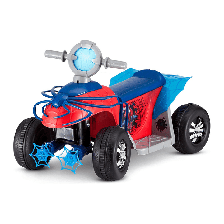 Kid Trax Marvel's Spider-Man Premium Toddler Quad, 6V Ride-On Toy (KT1283)