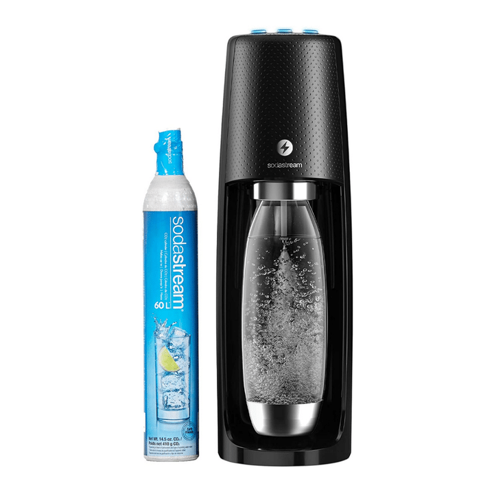 SodaStream Fizzi One Touch Sparkling Water Maker, Black