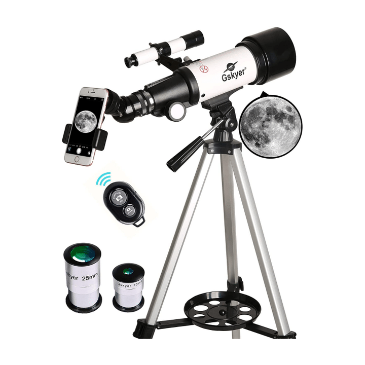 Gskyer 70mm Aperture 400mm AZ Mount Astronomical Refracting Telescope