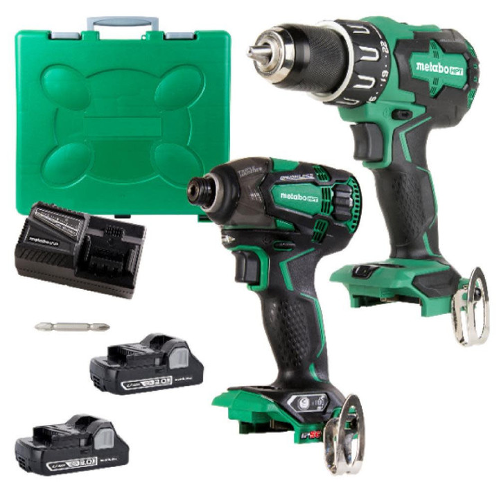 Metabo HPT 18V BL 2 Piece Combo Kit With Triple Hammer