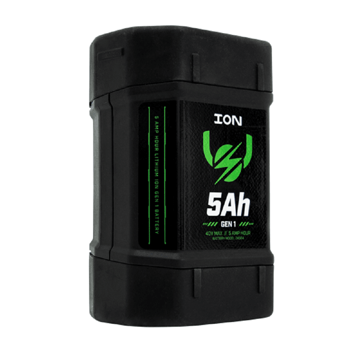 ION 24510 5Ah Gen 1 ION Battery, Black/Green