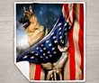 THQDOG54002 German Shepherd Quilt Blanket
