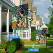 DIF2010-German shepherd Personalized Flag